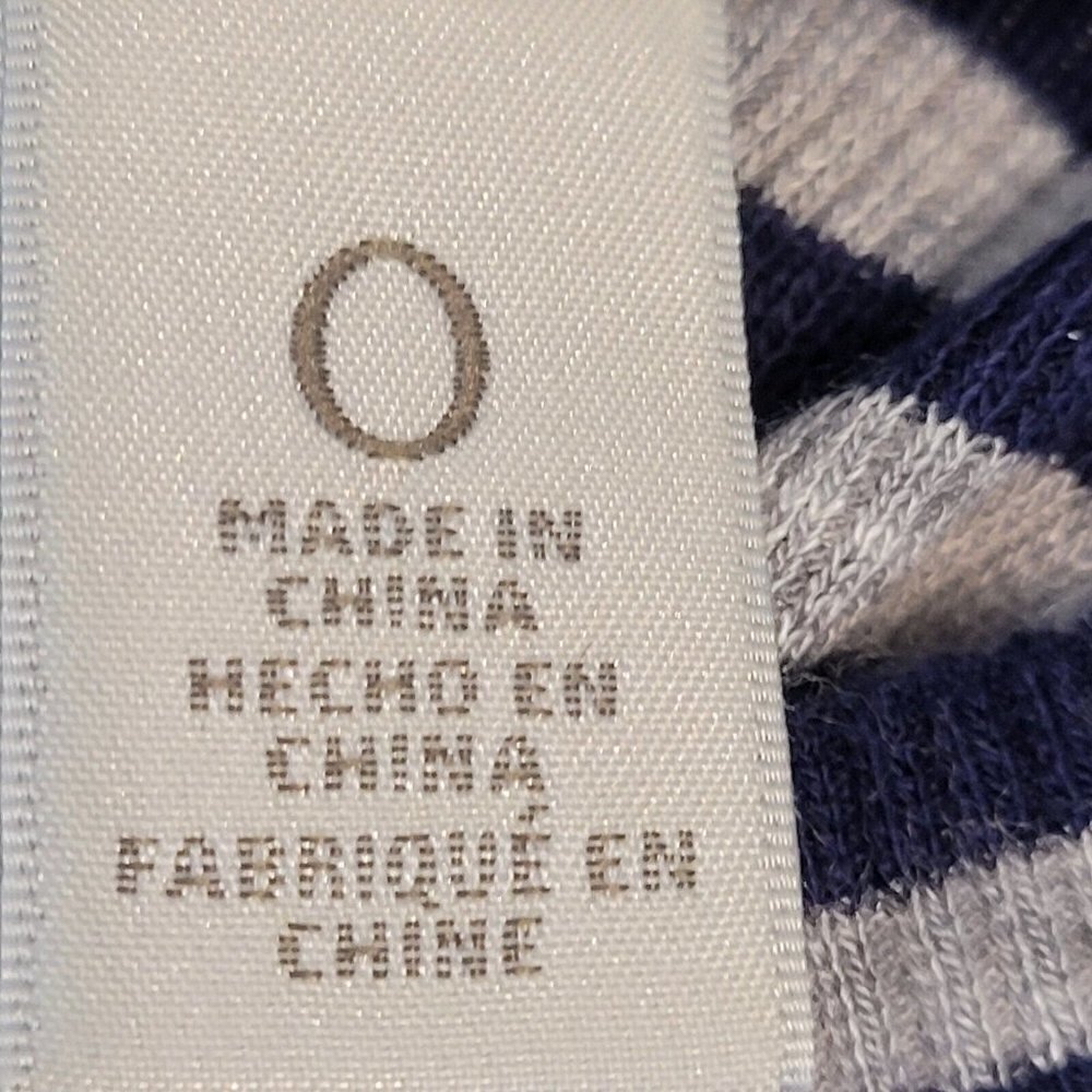Chico's Zenergy Amber Striped Tunic Dress Gray Navy Active Wear 0 (US Small/4) - Picture 10 of 13